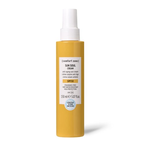 COMFORT ZONE SUN SOUL Priešaukšlinis kremas nuo saulės kūnui SPF50, 150 ML